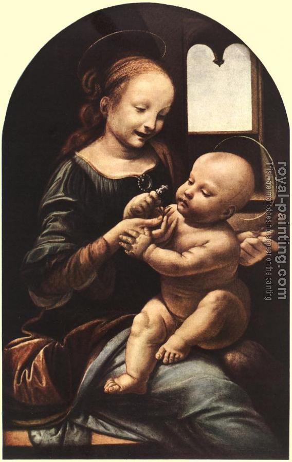 Leonardo Da Vinci : Madonna with Flower